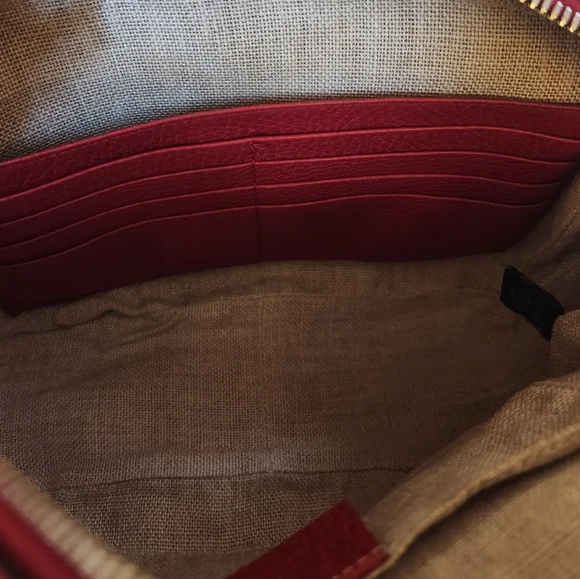 Gucci Canvas Bree Leather Crossbody Bag - Picture 13 of 14